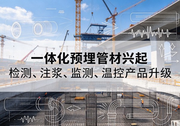 莱芜一体化管材产品兴起，声测注浆一体管、多功能预埋管应用增多